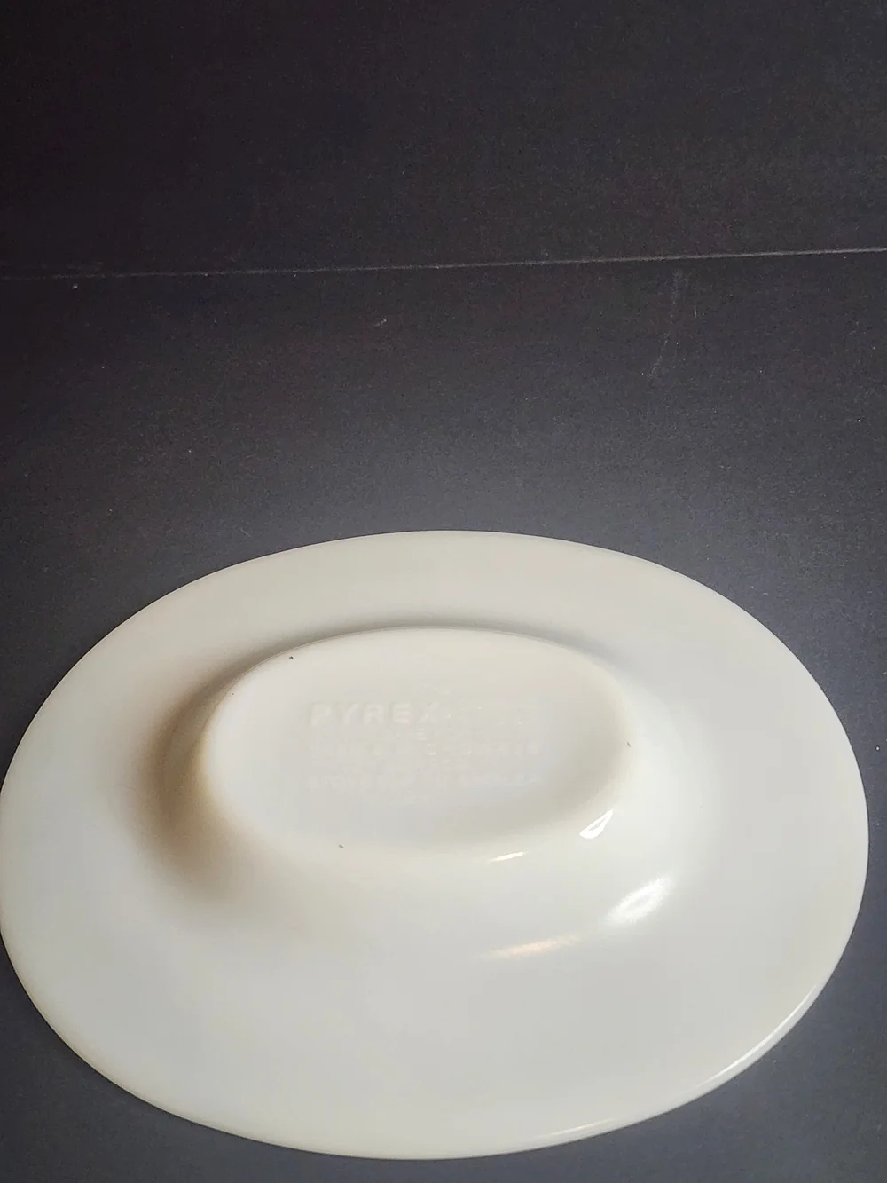 Pyrex Vintage Gravy Boat and Saucer  Green Spring Blossom (Crazy Daisy).